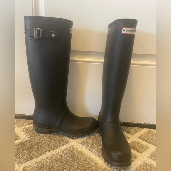 Women’s Hunter Tall Original Black size 6 - Picture 5 of 6